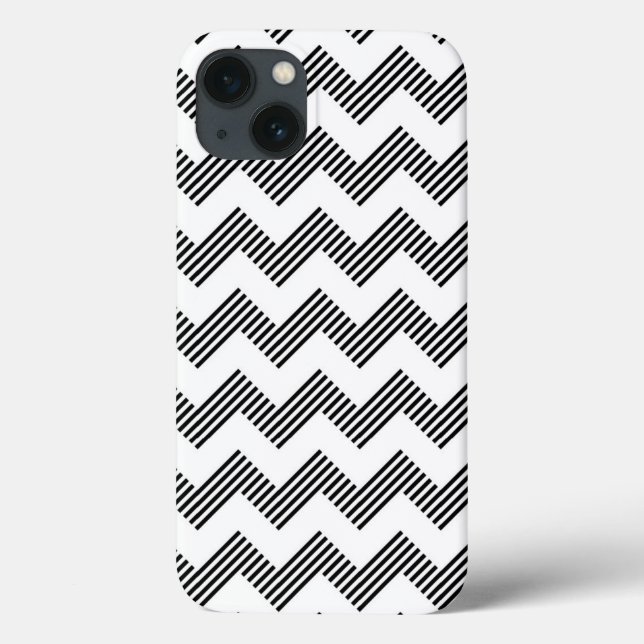 Geometric zigzag pattern Case-Mate iPhone case (Back)