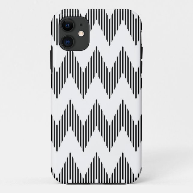 Geometric zigzag pattern Case-Mate iPhone case (Back)
