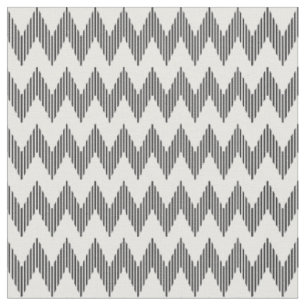 Geometric zigzag pattern fabric