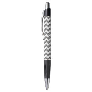 Geometric zigzag pattern pen