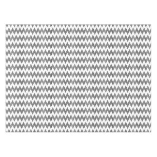 Geometric zigzag pattern tablecloth