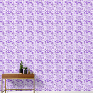 geometrical abstract patterns in lavender tones wallpaper