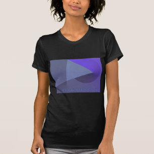 Geometrical ? Abstract Women black tee