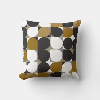 Geometrical Creativity: Seamless Pattern Design Throw Pillow