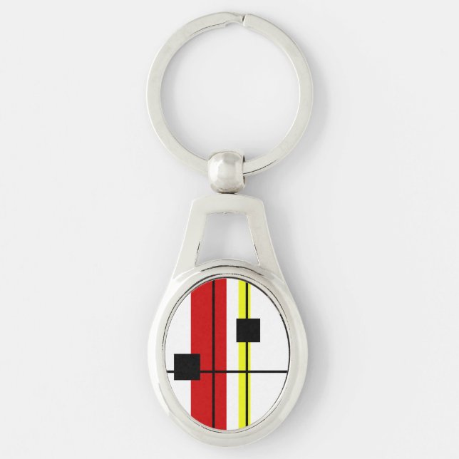 Geometrical design keychain (Front)