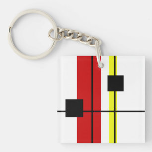 Geometrical design keychain