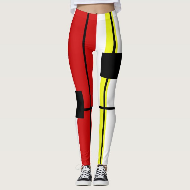 Geometrical design leggings (Front)