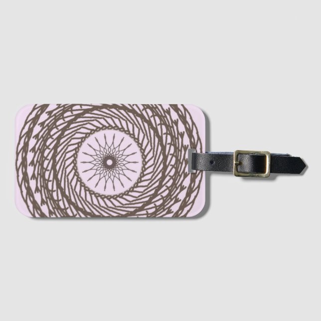 Geometrical design luggage tag (Front Horizontal)