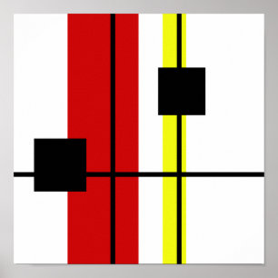 Geometrical design poster