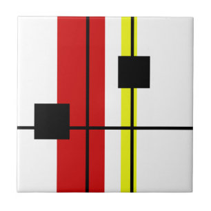Geometrical design tile