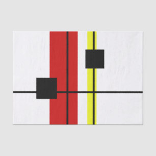 Geometrical design tissue paper