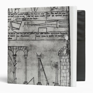 Geometrical figures for construction binder