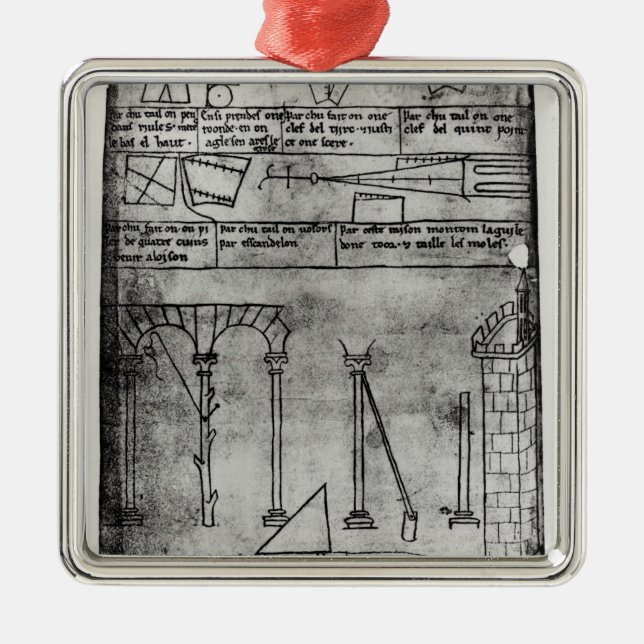 Geometrical figures for construction metal ornament (Front)
