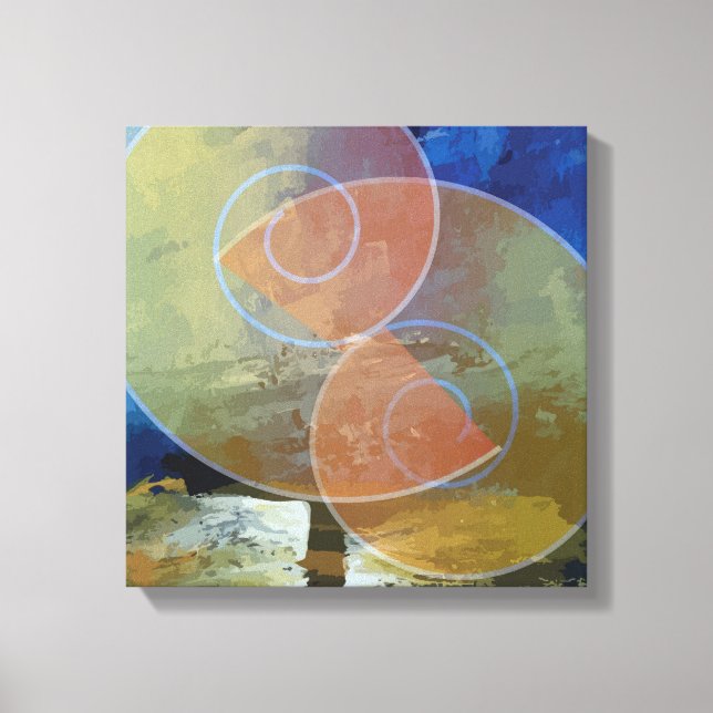 Geometrical Forms Abstract Art Painting canvas Pri (Front)