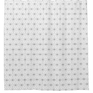 Geometrical Hexagon Shower Curtain