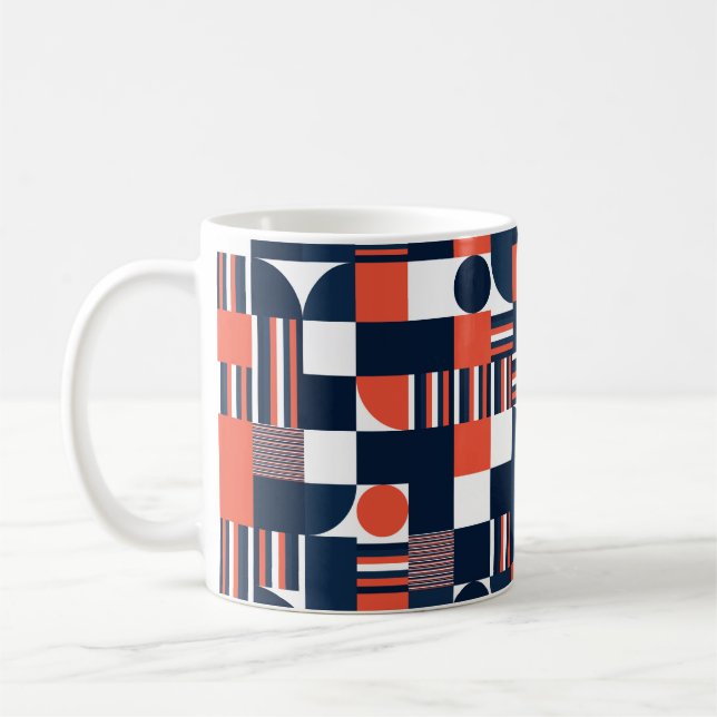 Geometrical modern seamless pattern coffee mug (Left)