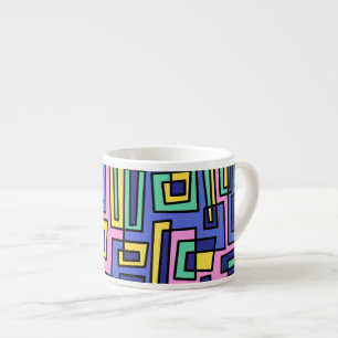 geometrical pattern mug