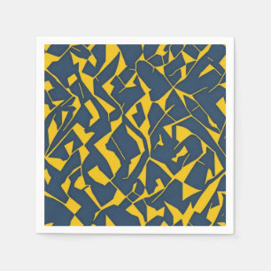 Geometrical pattern napkin