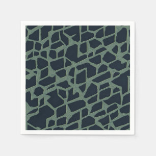 Geometrical pattern napkin