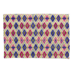 Geometrical Patterns: Traditional Textile Illustra Pillowcase