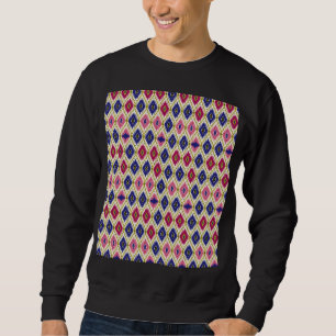 Geometrical Patterns: Traditional Textile Illustra Sweatshirt