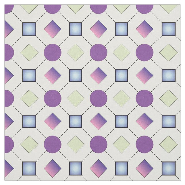 Geometrical shapes Fabric Pattern (Swatch)