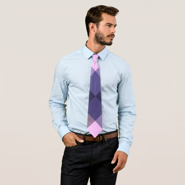 Geometrical Square Abstraction 14 Tie (In Situ)