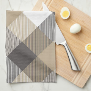 Geometrical Square Abstraction 2 Kitchen Towel