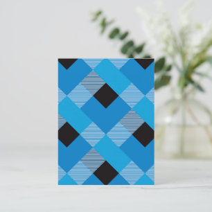 Geometrical Square Abstraction 3 Postcard