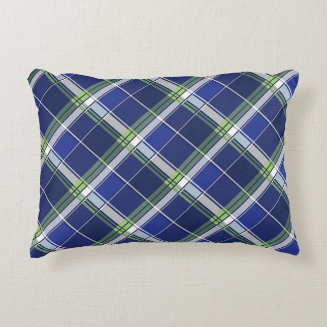 Geometrical Square Abstraction 5 Accent Pillow (Front)