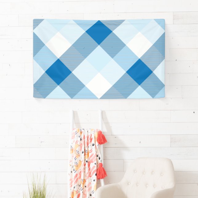 Geometrical Square Abstraction 6 Banner (Insitu)