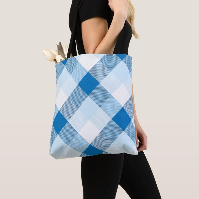 Geometrical Square Abstraction 6 Tote Bag (Close Up)