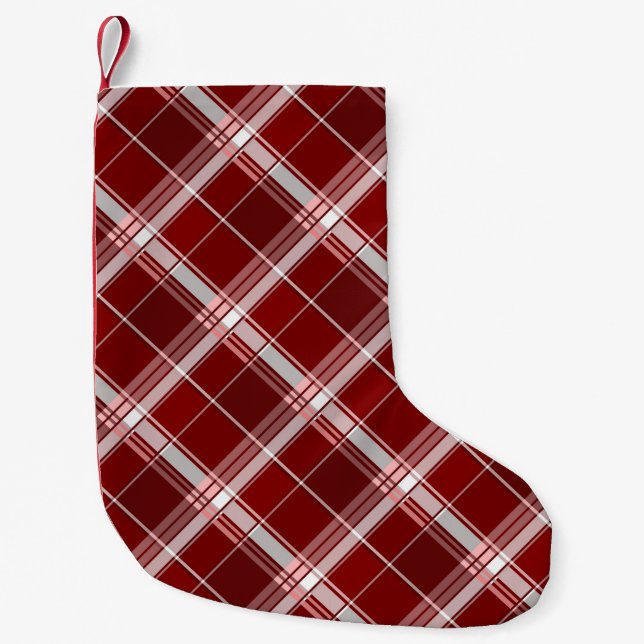 Geometrical Square Abstraction 7 Small Christmas Stocking (Front)