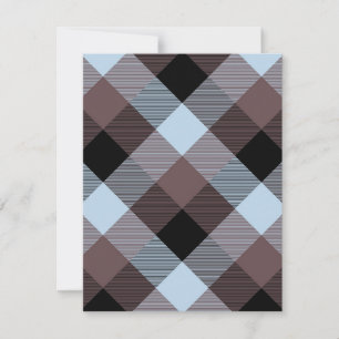 Geometrical Square Abstraction 8 Card