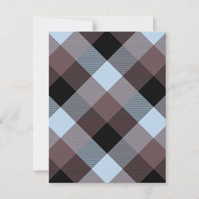 Geometrical Square Abstraction 8 Card (Front)