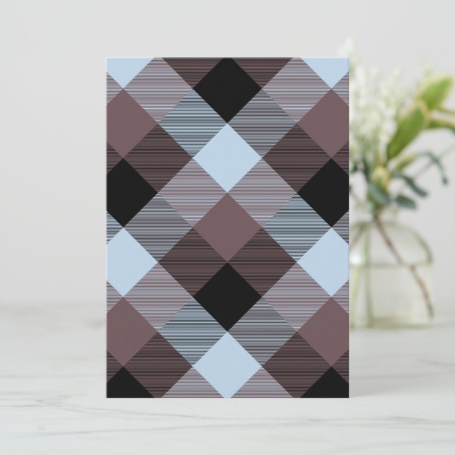 Geometrical Square Abstraction 8 Card (Standing Front)