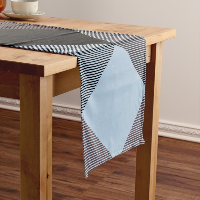 Geometrical Square Abstraction 8 Short Table Runner (In Situ)