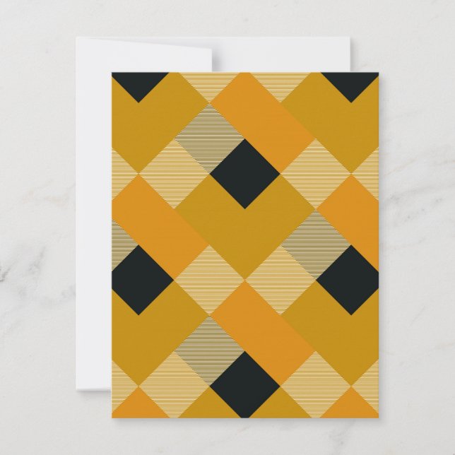 Geometrical Square Abstraction 9 Card (Front)