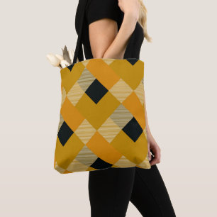 Geometrical Square Abstraction 9 Tote Bag