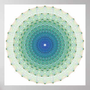 Geometrical Uniform Polytope in E8 Coxeter Plane Poster