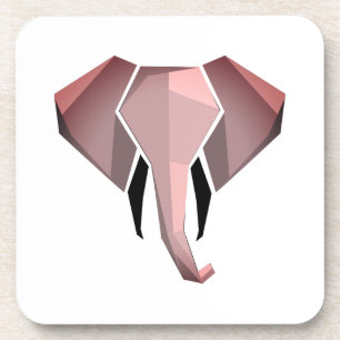 Geometrics Elephant Head Coaster