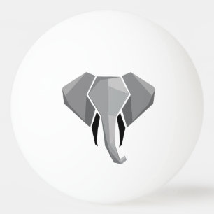 Geometrics Elephant Head Ping Pong Ball