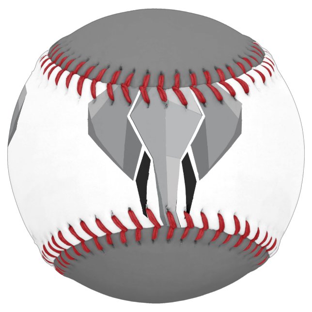Geometrics Elephant Head  Softball (Front)
