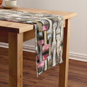 Geometrics pattern short table runner