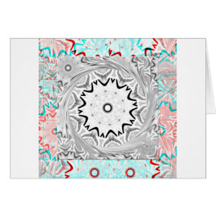 Géométrie en cyan rose africain