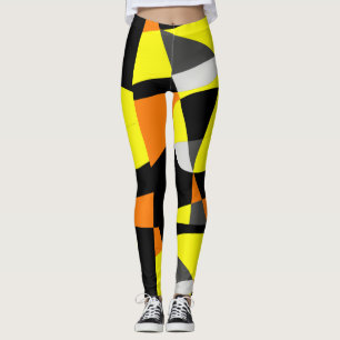 Géométrie funky Art Abstrait Leggings Sport