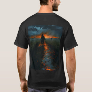 Géométrie majestueuse : T-shirt Emblem Lion de lux