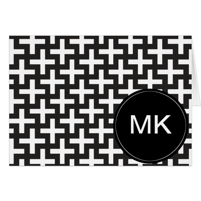 Géométrie noir et blanc (Devant horizontal)