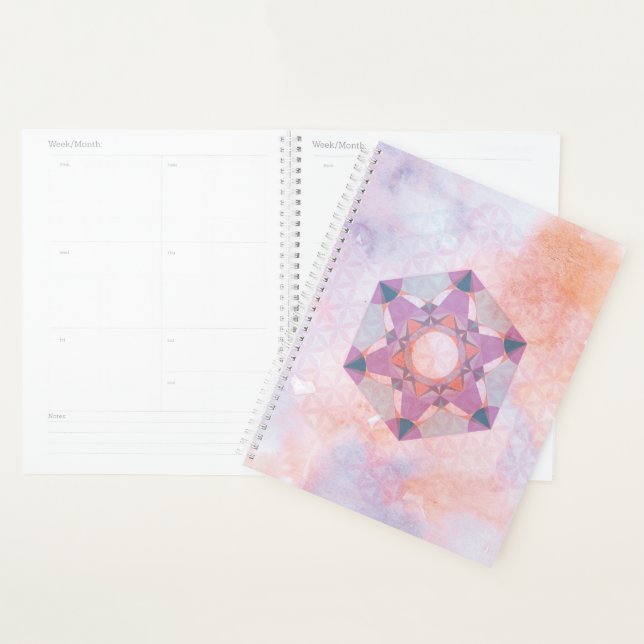 Géométrie sacrée Cube de Metatron géométrique (Devant avec enveloppe)