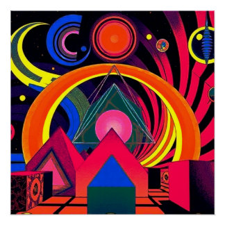 Geometrika Psychedelika 4 Poster